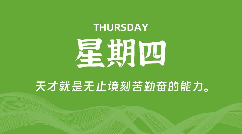 09月17日，星期四, 每天60秒读懂全世界！