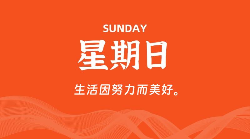 10月11日，星期日, 每天60秒读懂全世界！